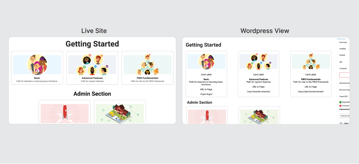 custom Gutenberg components