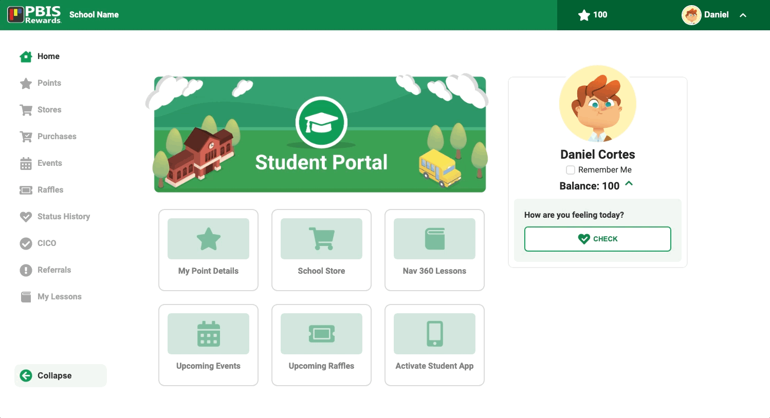 PBIS Rewards Old UI