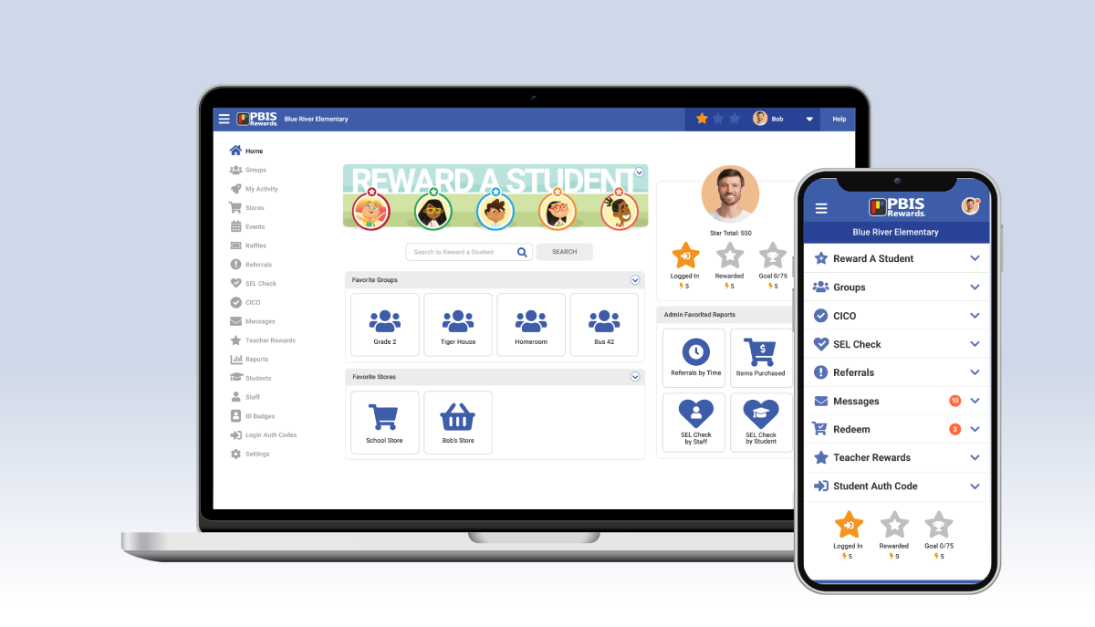 PBIS Rewards New User Interface