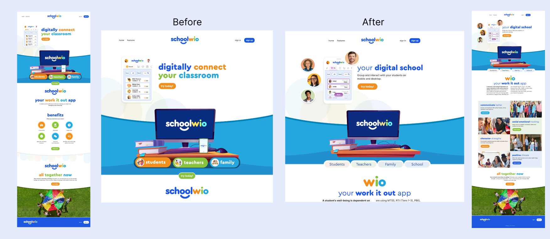 before and after marketing site