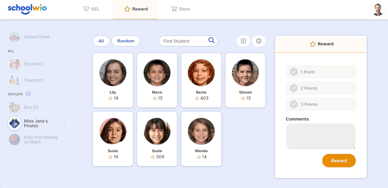 schoolwio social feed